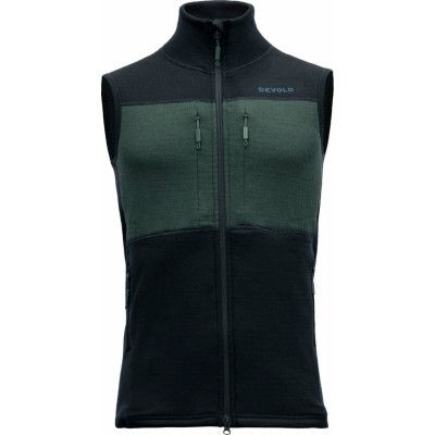 Devold Men's Egga Grid Merino Vest Ink/Woods