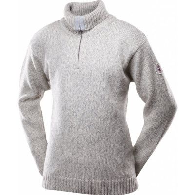 Devold Nansen Sweater Zip Neck Grey Melange