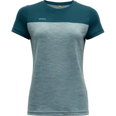 Devold Norang Woman Tee Pond/Cameo Melange