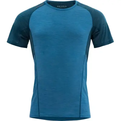 Devold Men's Running Merino 130 T-shirt Blue