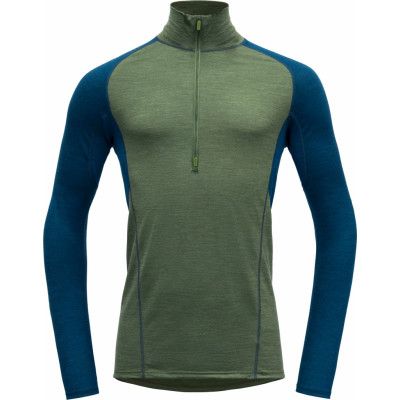 Devold Running Man Zip Neck Forest