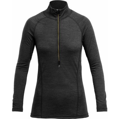 Devold Running Woman Zip Neck Anthracite