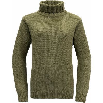 Devold Unisex Nansen Wool High Neck Olive