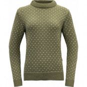 Unisex Sørisen Wool Sweater LICHEN/OFFWHITE