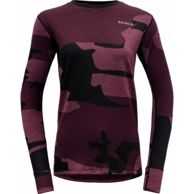 Devold Women's Kløvstien Merino Shirt Beetroot