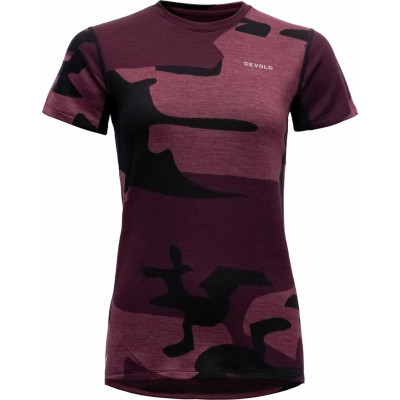Devold Women's Kløvstien Merino Tee Beetroot