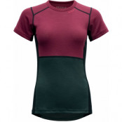 Women's Lauparen Merino 190 T-Shirt BEETROOT/WOODS/INK