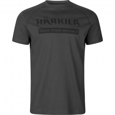 Härkila Logo T-Shirt 2-pack - Duffel green/Phantom