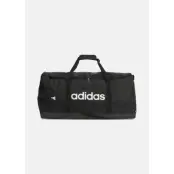 Linear Duffel L, Black/Black/White, No Size, Sportbagar