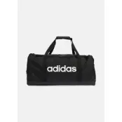 Linear Duffel M, Black/Black/White, No Size, Sportbagar