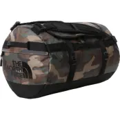 The North Face Base Camp Duffel - S Kelp Tan TNF Camo Print/TNF Black