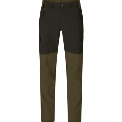 Seeland Men's Outdoor Stretch Trousers Grizzly Brown/Duffel Green
