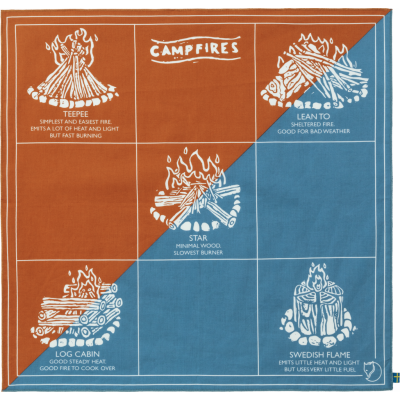 Fjällräven Campfire Bandana Dawn Blue/Desert Brown