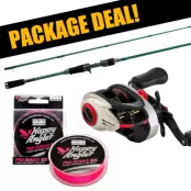 Abu Garcia Spike X + Revo STX multirullset med flätlina (abborre)