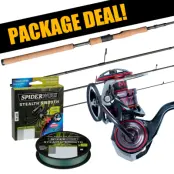 Abu Garcua Mörrum + Daiwa Ballistic haspelset med flätlina (öring)