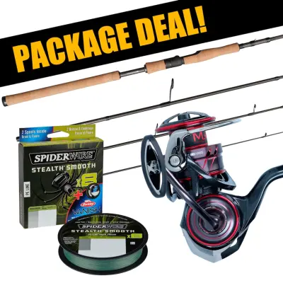 Abu Garcua Mörrum + Daiwa Ballistic haspelset med flätlina (öring)