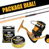 Daiwa Fuego 8´6"+ 23 Aird LT haspelset med flätlina