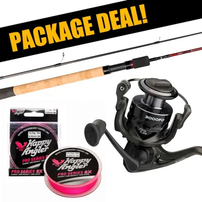 Daiwa Ninja X + DAM Quick 2 V2 haspelset med flätlina