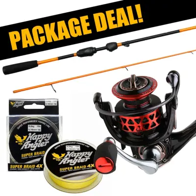 Kinetic Defeater + Patriot Ambidex Air UL haspelset med flätlina