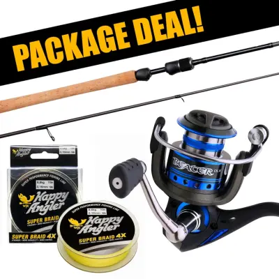 Kinetic Patron 9´ + Patriot Beater haspelset med flätlina