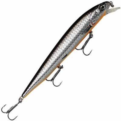 Savage Gear 3D Smelt Twitch N Roll SR 14 cm wobbler Black Silver Orange