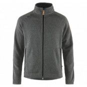 Övik Fleece Zip Sweater M, Dark Grey, L,  Fjällräven