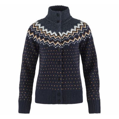 Övik Knit Cardigan W, Dark Navy, Xs,  Sweatshirts