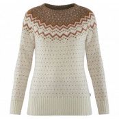 övik knit sweater w, terracotta pink, l, fjällräven höst