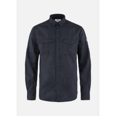 Övik Travel Shirt Ls M, Dark Navy, Xl,  Vandringsskjortor