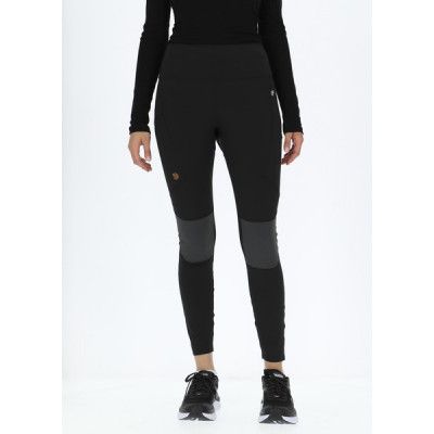 Abisko Trekking Tights Pro W, Black-Iron Grey, S,  Långa Tights