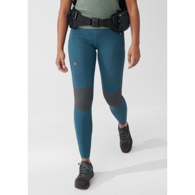 Abisko Trekking Tights Pro W, Indigo Blue-Iron Grey, Xl,  Långa Tights