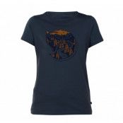 Arctic Fox Print T-Shirt W, Dusk, S, Fjällräven
