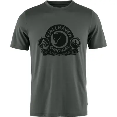 Fjällräven Abisko Wool Cl SS herr-t-shirt