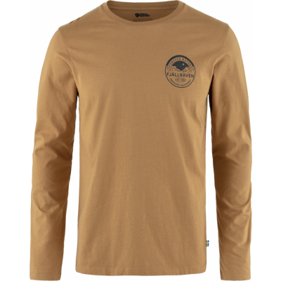 Fjällräven Forever Nature Badge Ls T-shirt Buckwheat Brown