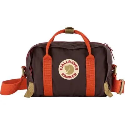 Fjällräven Kånken Koncept Crossbody Black Oak/Rowan Red