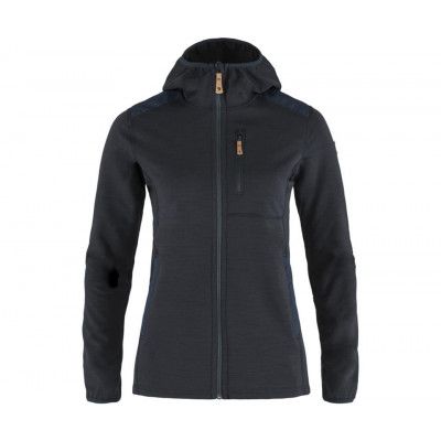 Fjällräven Keb Fleece Hoodie Women Dark Navy