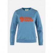 Fjällräven Logo Sweater W, Dawn Blue-Terracotta Brown, S,  Sweatshirts