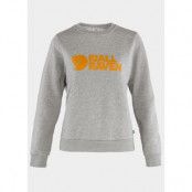 Fjällräven Logo Sweater W, Grey-Melange, L,  Sweatshirts