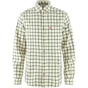 Fjällräven Men's Övik Flannel Shirt Chalk White-laurel Green