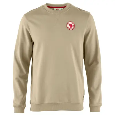 Fjällräven Men's 1960 Logo Badge Sweater Fossil