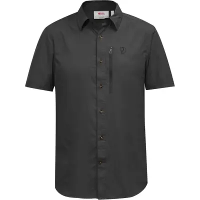 Fjällräven Men's Abisko Hike Shirt Short Sleeve Dark Grey