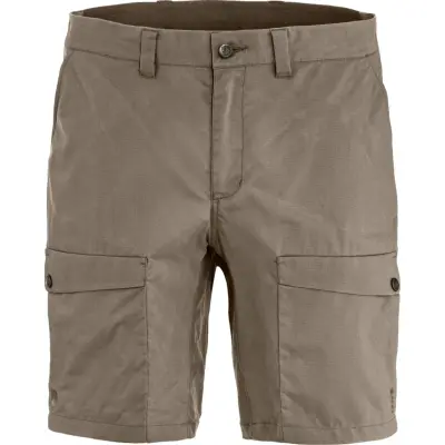 Fjällräven Men's Abisko Hybrid Trail Shorts Suede Brown