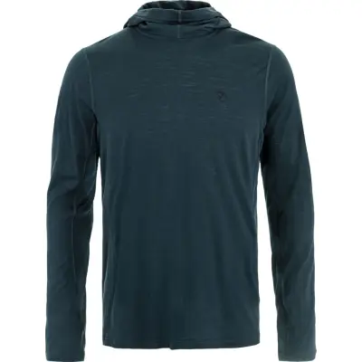 Fjällräven Men's Abisko Wool Hoodie Dark Navy