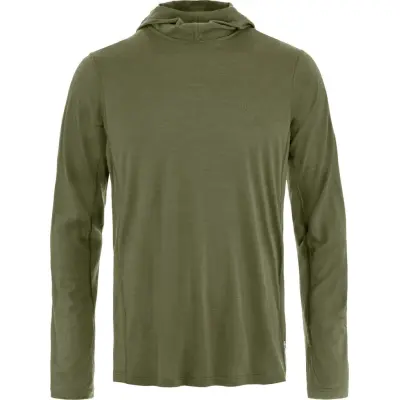 Fjällräven Men's Abisko Wool Hoodie Laurel Green
