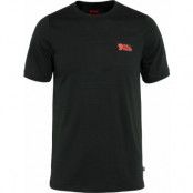 Fjällräven Men's Abisko Wool Logo Short Sleeve Black