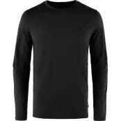 Fjällräven Men's Abisko Wool Long Sleeve Black