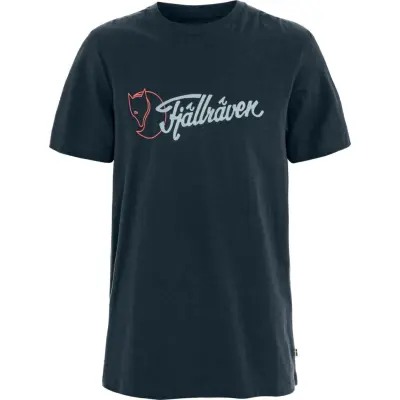 Fjällräven Men's Archive Logo T-Shirt Dark Navy
