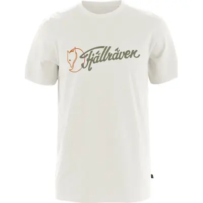 Fjällräven Men's Archive Logo T-Shirt Eggshell