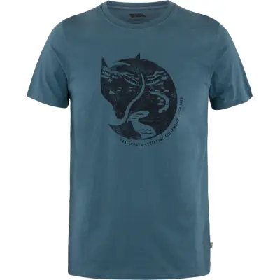 Fjällräven Men's Arctic Fox T-shirt Indigo Blue