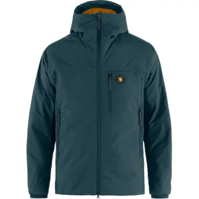 Fjällräven Men's Bergtagen 60 Insulation Jacket Mountain Blue-mustard Yellow